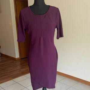 Simply Styled Deep Purple Midi Dress